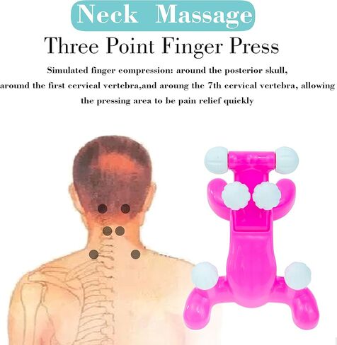 Tension Headache Relief Products, Cervical Traction for Neck Pain Relief, Massage Traction Pillow with 6 Trigger Point Therapy in Kuwait