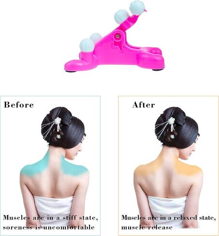 Tension Headache Relief Products, Cervical Traction for Neck Pain Relief, Massage Traction Pillow with 6 Trigger Point Therapy in Kuwait