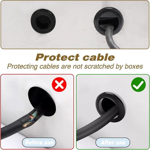 260 Pcs Rubber Grommet Kit 7 Sizes Firewall Rubber Hole Plugs Rubber Cable Grommet Rubber Wire Grommets Protector for Wiring Automotive in Saudi Arabia