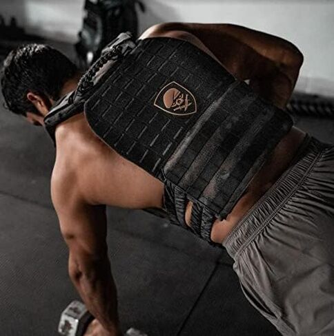 Tribe WOD Weight Vest Plates 5.75-13.75lb | Plate Carrier Weights for Heavy Training, Heavy Workouts, Running, Cross Training | Premium Steel | Additional Weight for Weight Vests in Kuwait