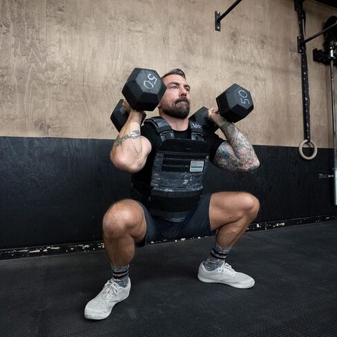 Tribe WOD Weight Vest Plates 5.75-13.75lb | Plate Carrier Weights for Heavy Training, Heavy Workouts, Running, Cross Training | Premium Steel | Additional Weight for Weight Vests in Kuwait