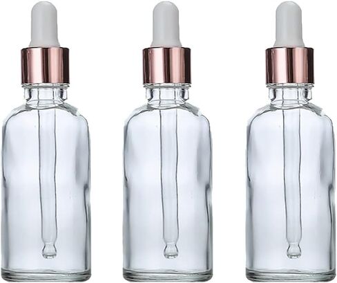 6 Pcs 10ml Glass Dropper Bottles Mini Empty Dropper Bottles Refillable Sample Container Travel Essential Oil Bottles Purfume Dropper Bottle for Liquids Pink in Saudi Arabia