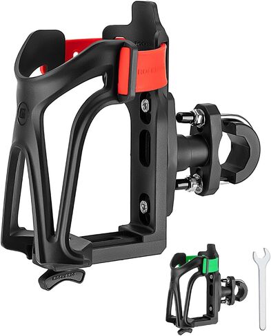 ROCKBROS Bike Water Bottle Holder Motorcycle Cup Holder Handlebar & Frame Bicycle Bottle Cages with Screws Tool for 2.3-3" Diameter Standard and Smaller Bottles in Saudi Arabia