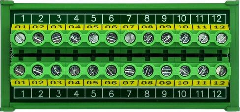 DIN السكك الحديدية جبل 30A / 300V 12 موقف وحدة توزيع كتلة المحطة الطرفية المسمار in Kuwait