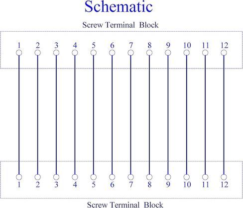 DIN السكك الحديدية جبل 30A / 300V 12 موقف وحدة توزيع كتلة المحطة الطرفية المسمار in Kuwait