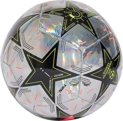 كرة أديداس UEFA Champions League Training Foil Ball IX4068، كرات قدم للجنسين، فضي، 3 EU in Saudi Arabia