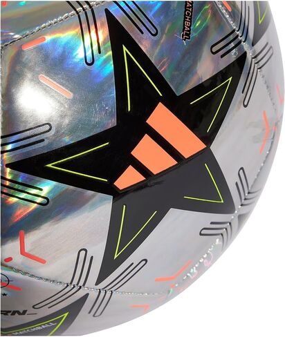 كرة أديداس UEFA Champions League Training Foil Ball IX4068، كرات قدم للجنسين، فضي، 3 EU in Saudi Arabia