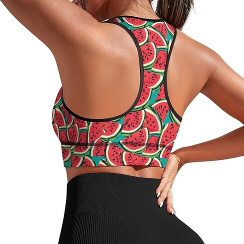 Sports Bras for Women Funny Yoga Crop Tank Tops for Exercise Athletic Workout Running Biker Gym S-2XL in Saudi Arabia