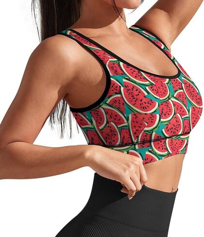 Sports Bras for Women Funny Yoga Crop Tank Tops for Exercise Athletic Workout Running Biker Gym S-2XL in Saudi Arabia