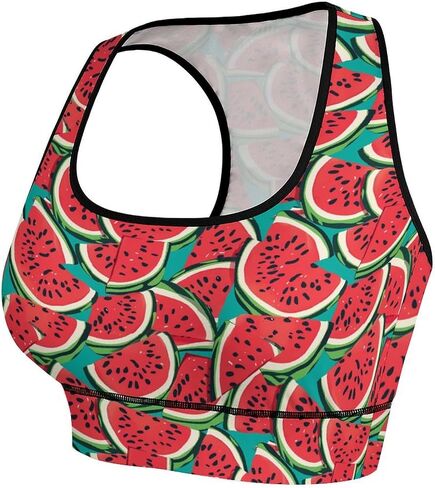 Sports Bras for Women Funny Yoga Crop Tank Tops for Exercise Athletic Workout Running Biker Gym S-2XL in Saudi Arabia