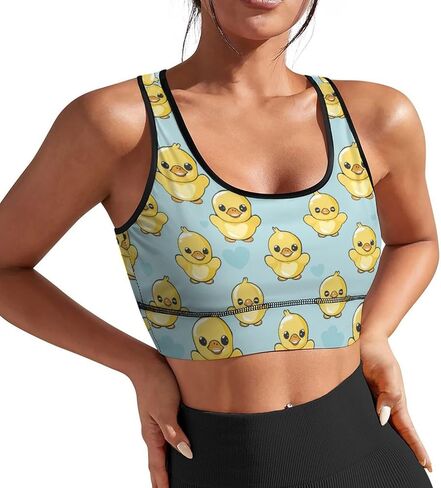 Sports Bras for Women Funny Yoga Crop Tank Tops for Exercise Athletic Workout Running Biker Gym S-2XL in Saudi Arabia
