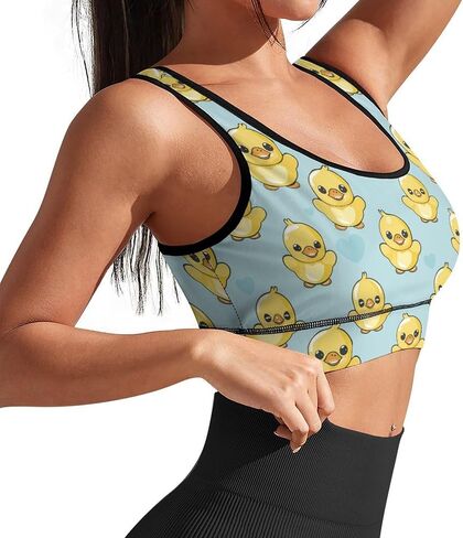 Sports Bras for Women Funny Yoga Crop Tank Tops for Exercise Athletic Workout Running Biker Gym S-2XL in Saudi Arabia