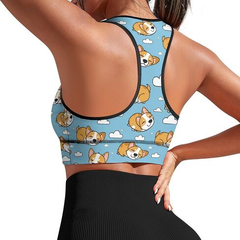 Sports Bras for Women Funny Yoga Crop Tank Tops for Exercise Athletic Workout Running Biker Gym S-2XL in Saudi Arabia