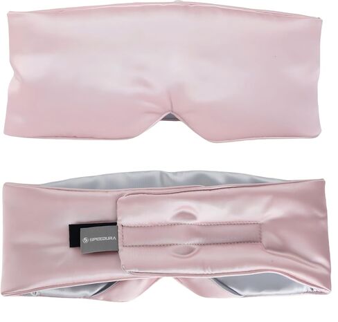 قناع نوم من حرير التوت 100% مع جناح أنف، قناع عين ناعم ومريح يحجب الضوء مع حزام قابل للتعديل، معصوب العينين للرجال والنساء، للسفر (أسود) in Kuwait