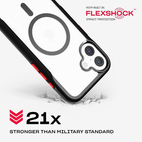 Tech21 EvoPro for iPhone 16 Plus - Compatible with MagSafe - Impact Protection Case 21x Military Standard Tested - in Black in Saudi Arabia