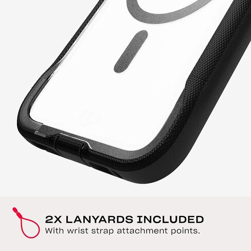 Tech21 EvoPro for iPhone 16 Plus - Compatible with MagSafe - Impact Protection Case 21x Military Standard Tested - in Black in Saudi Arabia