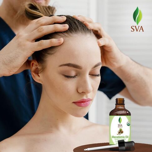 زيت براهمي من SVA ORGANICS، زيت الأيورفيدا الطبيعي النقي للبشرة، والعناية بالشعر، ونمو الشعر، ومحلول زيت الشعر الطويل والقوي، والشامبو، والبلسم in Kuwait