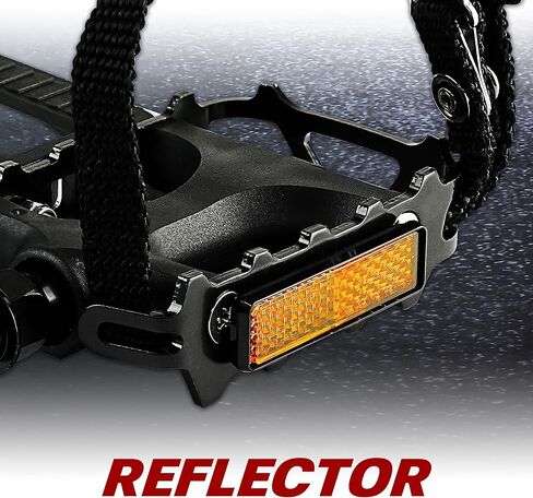 BV Bike Pedal - Universal Fit Bicycle Pedals 9/16" Compatible, Non-Slip & Durable Lightweight, Fits Most Adult Bikes & MTB Bicycles in Kuwait