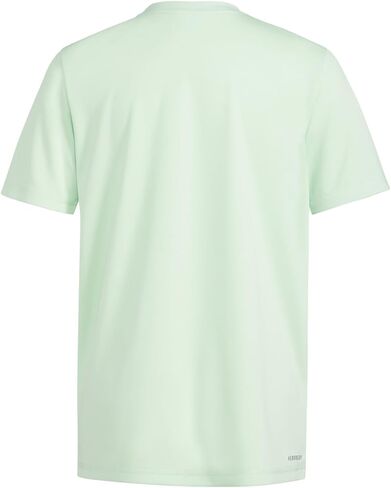تي شيرت Adidas للأولاد رياضي مقاوم للرطوبة بشعار T BoS بأكمام قصيرة، (ليموني، X-Large 18/20) in Saudi Arabia