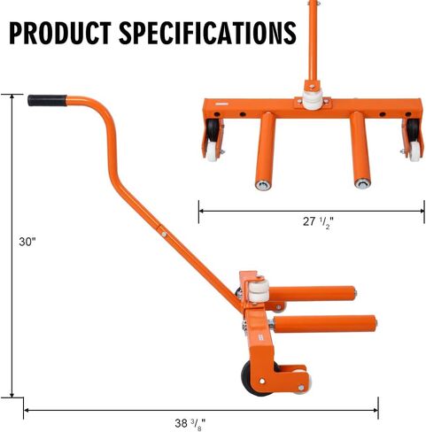 عجلة إطارات قابلة للتعديل شديدة التحمل، عربة أدوات نقل الإطارات بسعة تحميل 330 رطل مع بكرة قابلة للتعديل، أداة رفع الإطارات لورشة العمل، المرآب، عجلة السيارة لتحريك إصلاح السيارات في الإطارات in Kuwait