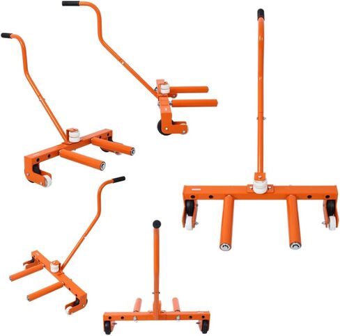 عجلة إطارات قابلة للتعديل شديدة التحمل، عربة أدوات نقل الإطارات بسعة تحميل 330 رطل مع بكرة قابلة للتعديل، أداة رفع الإطارات لورشة العمل، المرآب، عجلة السيارة لتحريك إصلاح السيارات في الإطارات in Kuwait