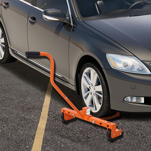 عجلة إطارات قابلة للتعديل شديدة التحمل، عربة أدوات نقل الإطارات بسعة تحميل 330 رطل مع بكرة قابلة للتعديل، أداة رفع الإطارات لورشة العمل، المرآب، عجلة السيارة لتحريك إصلاح السيارات في الإطارات in Kuwait