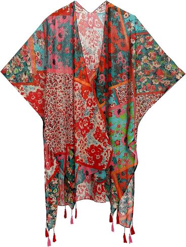 Kimonos for Women Beach Swimsuit Cover Up Boho Lightweight Kimono Cardigans for Summer in Saudi Arabia