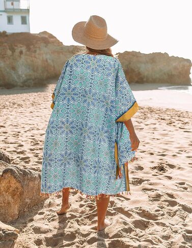 Kimonos for Women Beach Swimsuit Cover Up Boho Lightweight Kimono Cardigans for Summer in Saudi Arabia