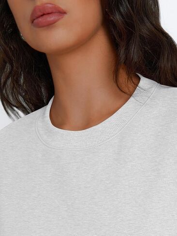 Trendy Queen Womens Crewneck Sweatshirts Casual Pullover Long Sleeve Shirts Fall Fashion 2024 Clothes in Saudi Arabia