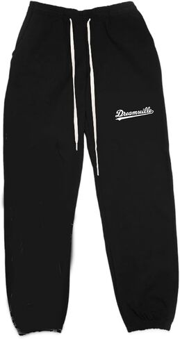 Dreamville mens Dreamville Classic Logo Black/White Sweatpants, Black, X-Large US in Saudi Arabia