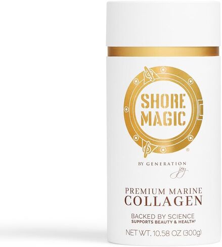 Premium Marine Collagen Powder with Type I II III and IV Hydrolyzed Peptides for Women and Men Sourced from Wild Fish, Certified Halal and Kosher Unflavored - 30 Day Supply, 300g Canister in Saudi Arabia