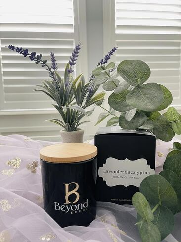 Lavender Eucalyptus Scented Candle in Saudi Arabia