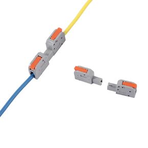 Lever Wire Connectors for AWG 28-12 Wire, Assemblable Wire Connectors Push-in 30 Pack, 1 Conductor Wire Splice Connectors for Automotive Lighting Wiring