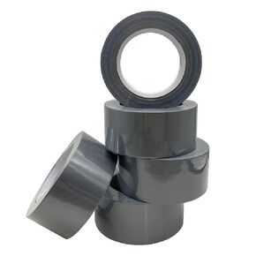 Silver Gray Duct Tape Heavy Duty Waterproof Outdoor Tape Flexible, No Residue,Tear by Hand - Bulk for Home Repairing, Outdoor Activities, Auto Repair, DIY Work (DTP-Sliver-2“*30 Yards *5 rolls)