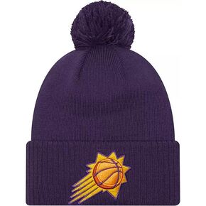 New Era NE23 City Edition Alternate Logo Sport Sideline Cuff Beanie Hat with Pom - NBA Cuffed Winter Knit Cap