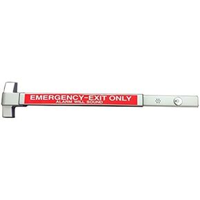 Push Bar Panic Exit Device Aluminum, with EAK Alarm Kit (Included) for 36" Inch Doors