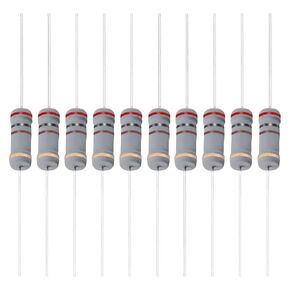 YOKIVE 50 PCS Carbon Film Resistors, 2W 200 Ohm 5% Tolerances Resistor, Good for DIY Electronic Projects (4 Color Band, 2.46x0.19-Inch)