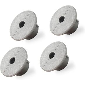 for Starlink Cable Routing Kit 1inch Wall Bushing Cable Grommet, Desk Wall Hole Cover Tv Cord Hider Management Kit for Coax Coaxial Cable, Network Cable, CCTV Wire Hiders (Round,4Pcs)