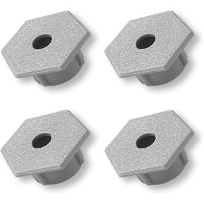 fot Starlink Cable Routing Kit 1inch Wall Bushing Cable Grommet, Desk Wall Hole Cover Tv Cord Hider Management Kit for Coax Coaxial Cable, Network Cable, CCTV Wire Hiders (Hexagon,4Pcs)