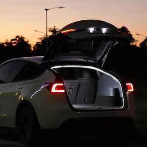 TPARTS Trunk LED Light Strip for Tesla Model Y, Silicone Waterproof Tesla Model Y Interior Lighting, Easy Installation