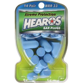 HEAROS Xtreme Protection Series Foam Ear Plugs, 14 Pair (Pack of 3)