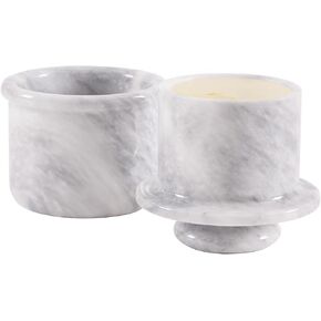 Marble Butter Keeper White 4.5" Inches Handmade Butter Dish For Kitchen Counter, Butter Dish With Lid, Butter Holder - Butter Keeper For Kitchen Counter Shelf