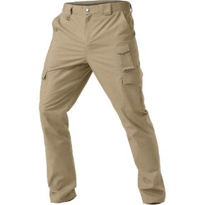 Men's Cargo Work Pants Water Resistant Tactical Pants 29"/31"/33" Lightweight Hiking Ripstop Pants Outdoor Apparel