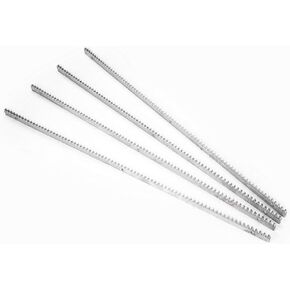 TOPENS SR02 Heavy Duty Galvanized Steel Gear Rack Including Mounting Hardware for 4 pcs Total 13 Feet Slide Door Operator Sliding Gate Opener