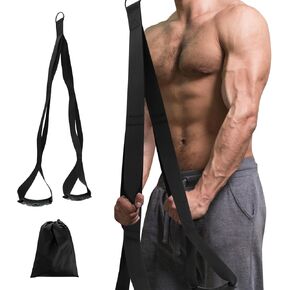 Gym Equipment - 3 Lengths in 1 Rope with Handle,Gym Rope with Neoprene Padded Grips,Tricep Pull Down Attachment for Triceps,Back & Shoulders - Triceps Rope for Gym & Home in Kuwait