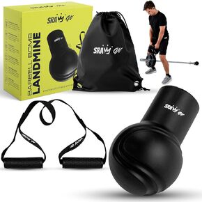 Barbell Bomb & V Bar Row, landmine Attachment for Barbell, Barbell Row Attachment, t bar Row Attachment, Barbell landmine Attachment, landmine Base, Land Mine for Barbell, Exercise landmine.