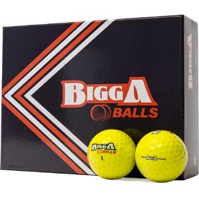 Golf Balls | Designed for Fun & Performance | USGA Approved | 1 Doz - 4 Balls per Sleeve | 2 Piece Construction |Surlyn Cover | Yellow