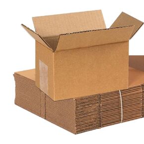 AVIDITI 6x3x3 Long Corrugated Boxes, Long, 6L x 3W x 3H, Pack of 25 | Shipping, Packaging, Moving, Storage Box for Home or Business, Strong Wholesale Bulk Boxes