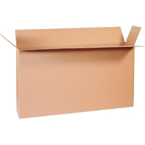 Partners Brand PHD48824FOL Side Loading Boxes, 48"L x 8"W x 24"H, Kraft (Pack of 10)