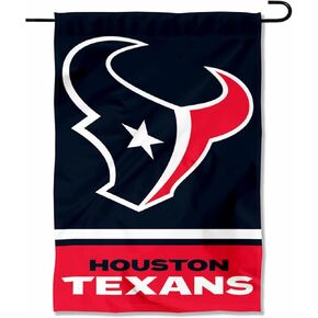 WinCraft Houston Texans Logo Double Sided Garden Banner Flag